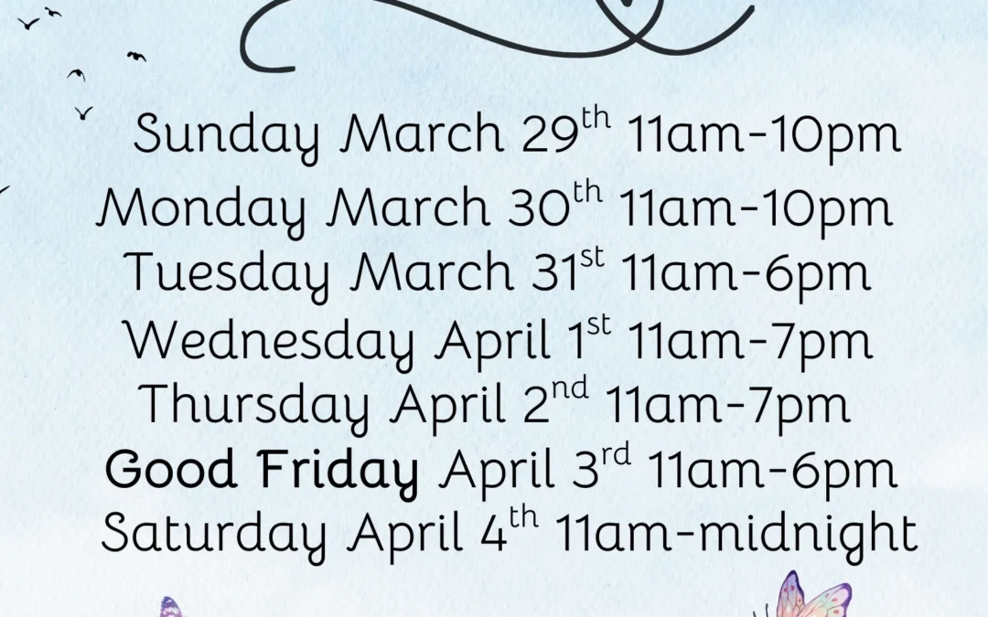 Spring Break Hours 2026