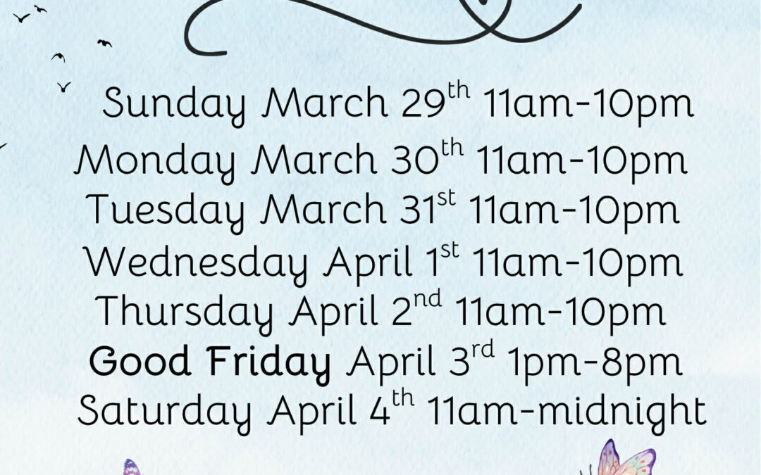 Spring Break Hours