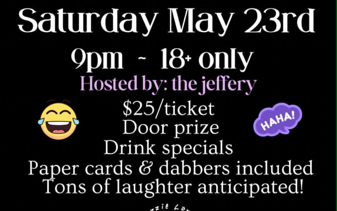 Naughty Bingo May 23rd